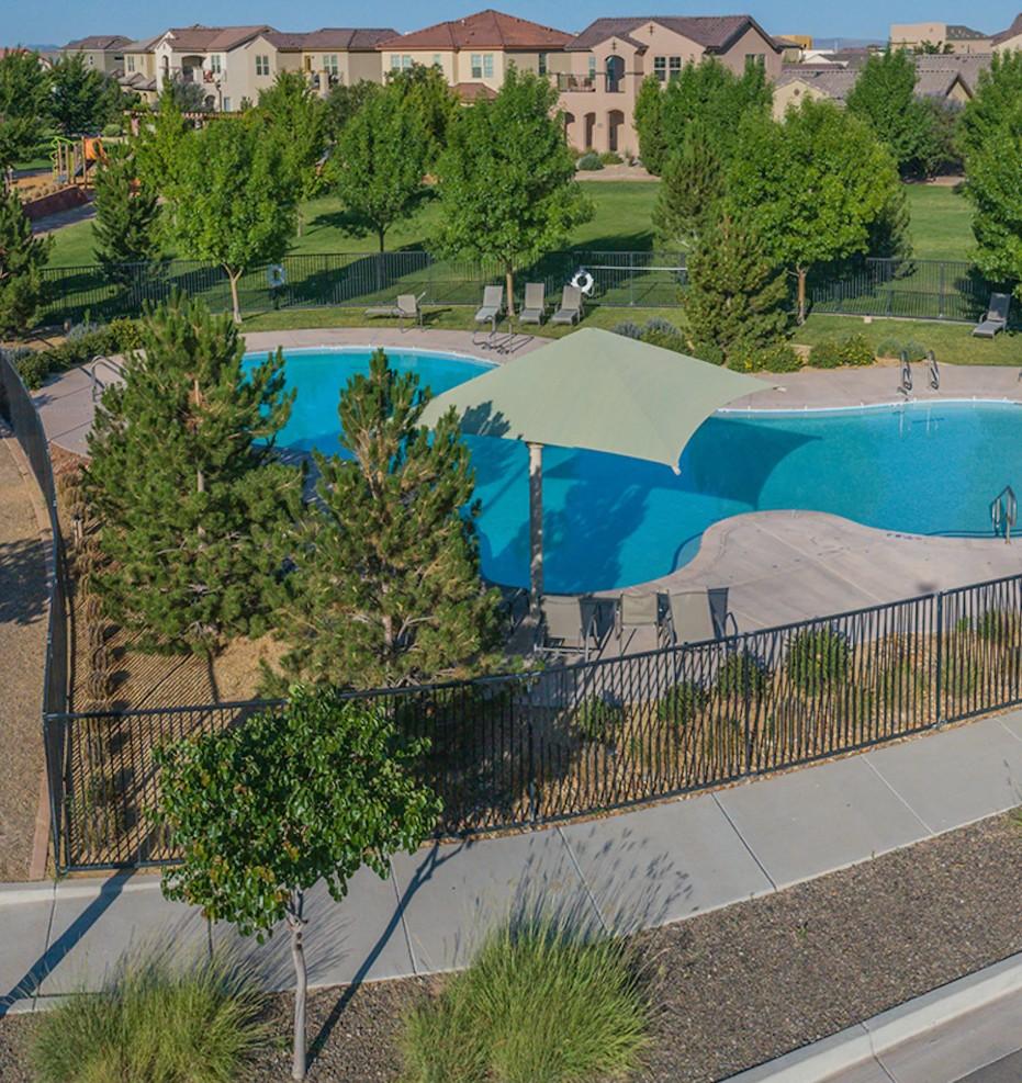 Community pool at Mesa del Sol